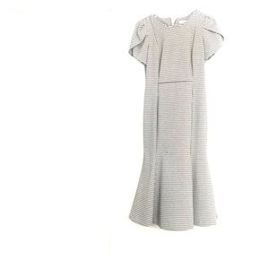 Calvin Klein Plaid Midi Sheath Dress Size 10